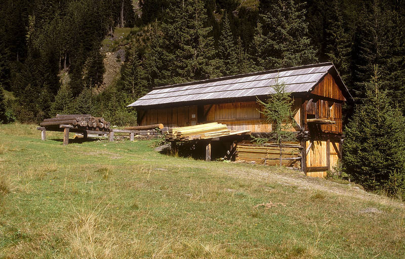 Sägemühle in Innervillgraten, Wegelatesäge – ein technisches Denkmal (1883)