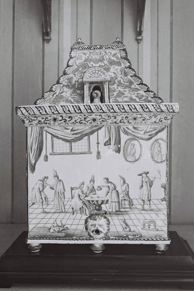 Delfter Porzellan – Behälter für heißes Teewasser (um 1700)