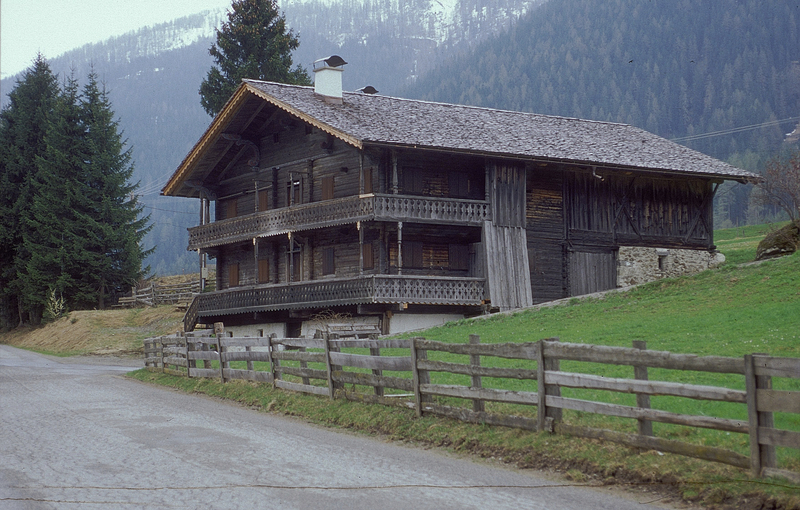 "Jagerreith", ein typisches Bauernhaus im Defereggental, 1825