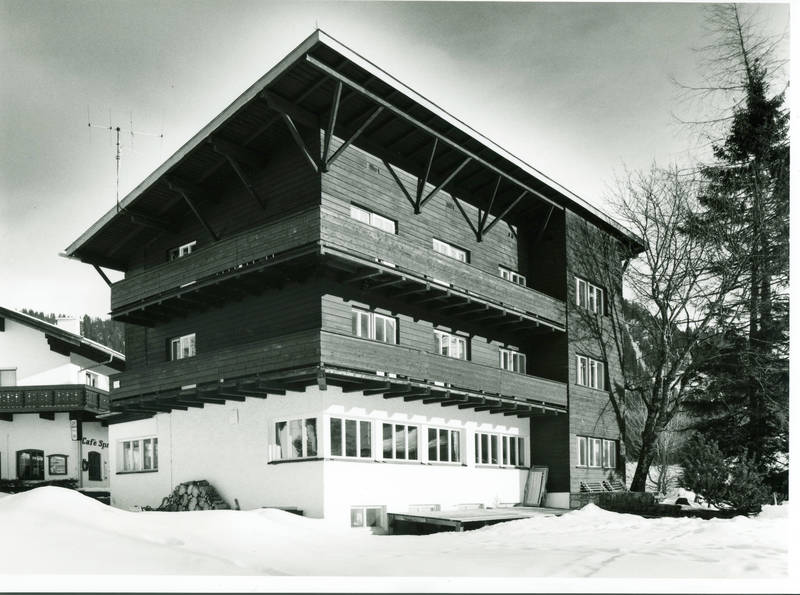 Der Außenbau mit Pultdach