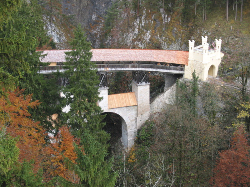 Hohe Brücke in St. Georgenberg bei Stans  (ab 1461)